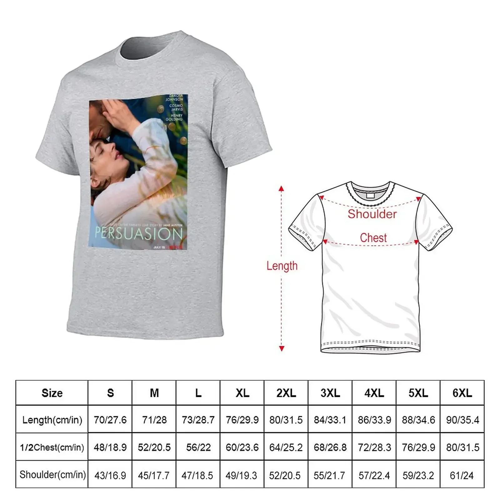 Persuasion Movie 2022 T-Shirt plus sizes aesthetic clothes shirts graphic tees mens clothes