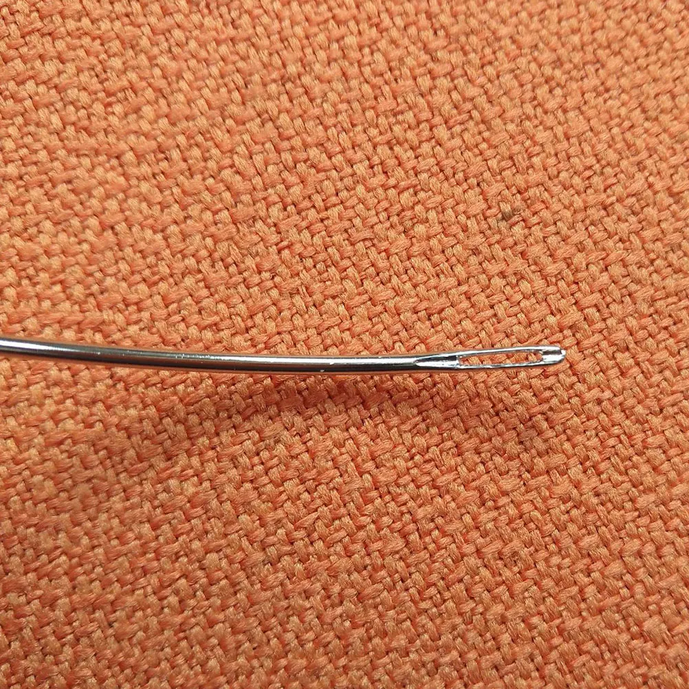 

50pcs Needle Curved Sewing Needles 2.0 inch 2.5 inch 25 Pack Metal Big Eye Hand Stitching Craft Projects Repair