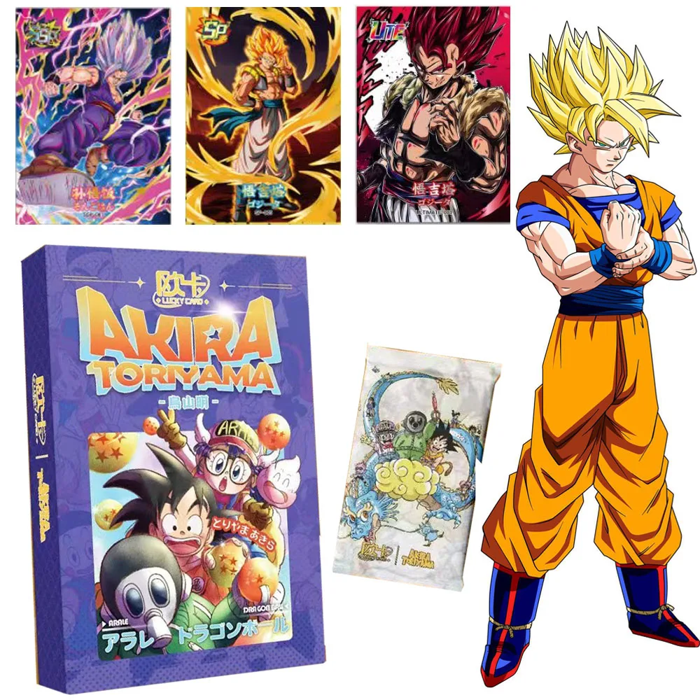 New OU KA Dragon Ball Cards Saiyan Vegeta Anime Battle Booster Box Game Children Collection Toy card