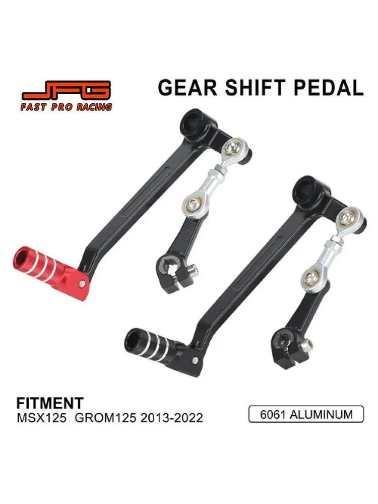 AliExpress JFGRACING Motorcycle Accessories CNC Shift Pedal Lever Gear Shifter Lever For Honda MSX 125 GROM 125 2013-2022 Dirt Pit Bike Road Street