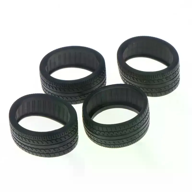 For Bambulab CyberBrick Ø33.7×13.85mm Rubber Tires (4 Pieces) Creator's Treasure Creative 3D Printed Model Components