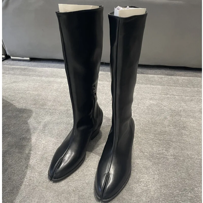 

Autumn Platform Knee High Boots Women Fashion Back Zippers Long Boots Female Elegant Thick Sole Women's Winter Knight Footwear