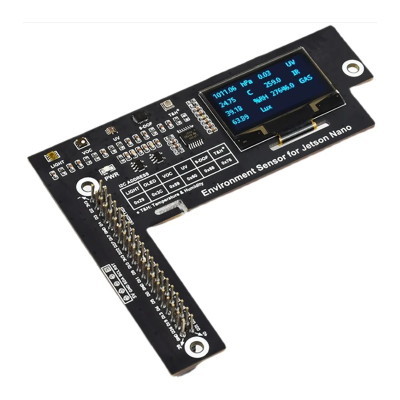 Environmental Sensor For Jetson Nano Eco Sensor Expansion Board I2C Interface Communication Special For Jetson Nano