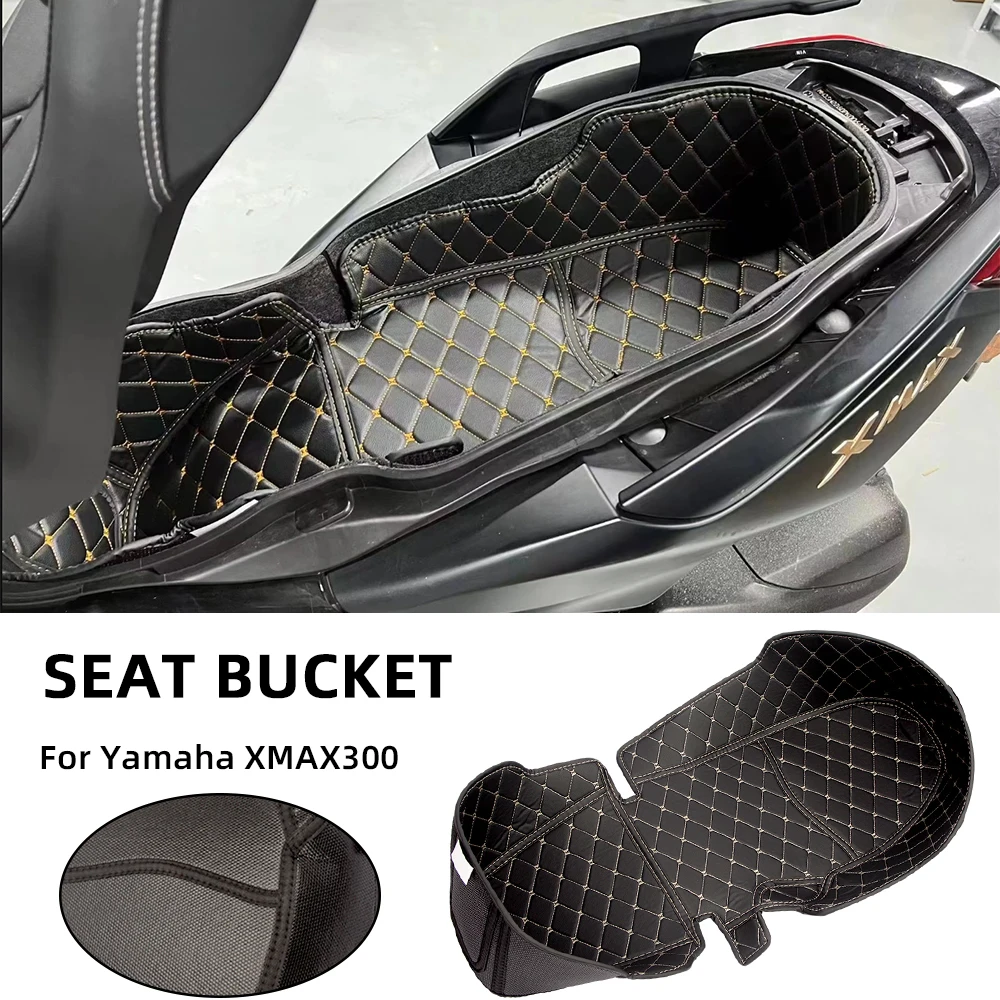 

Для YAMAHA XMAX 300 XMAX 400 XMAX 125 XMAX 250 X-MAX 300 400 125 250 сиденье мотоцикла, ковш, коробка для хранения, коврик для багажа, коврики для багажника
