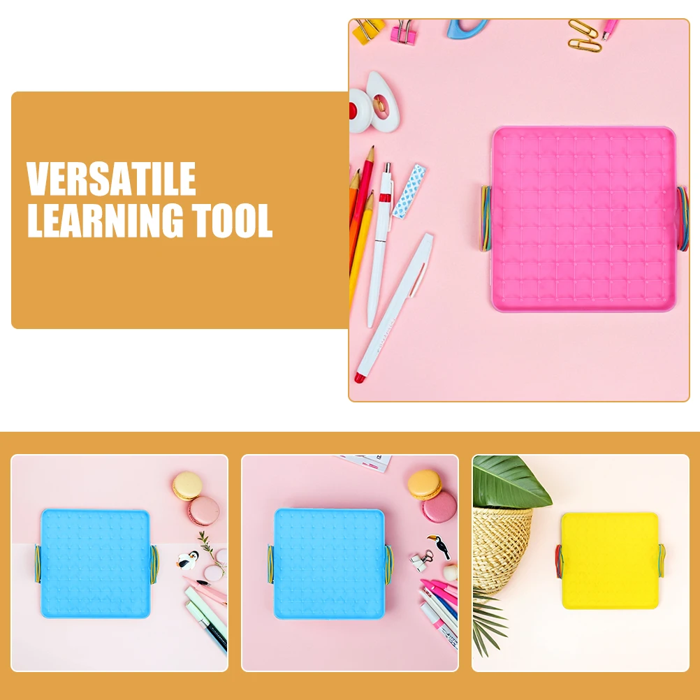 3 Pcs Student Pin Board Graphical Mathematical Education Toy Fine Motor Skills Geoboards Learning
