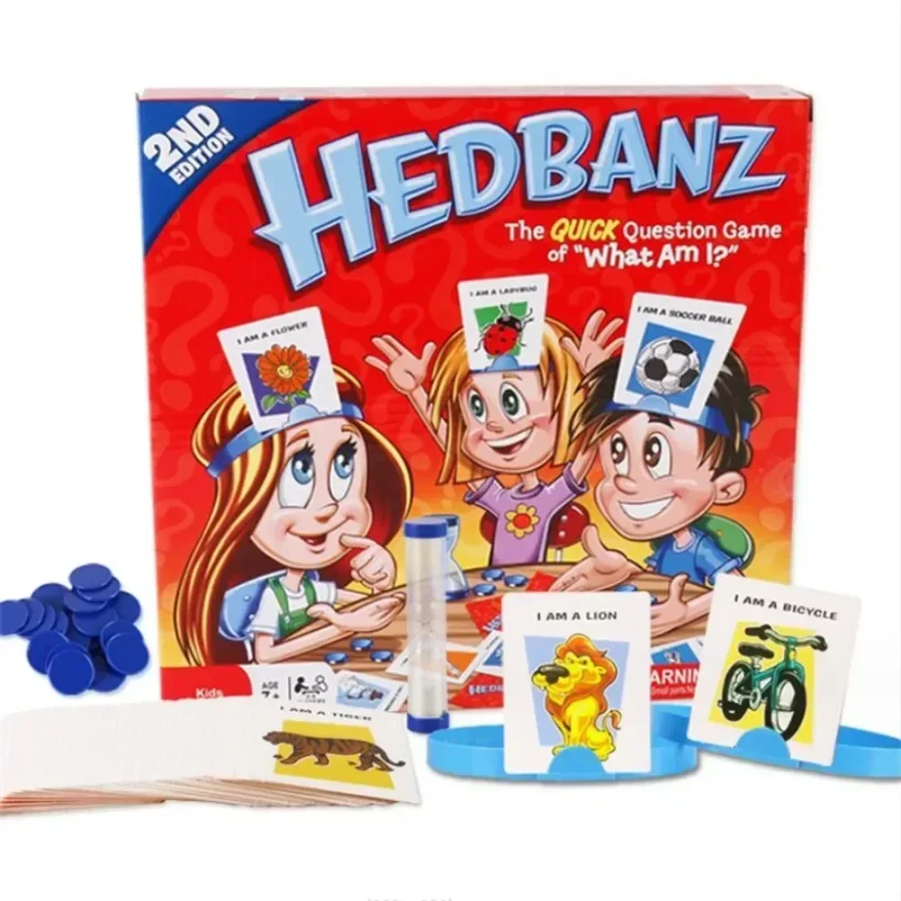 Что я в игре HEDBANZ, я сказал, кто я для развлечения, игрушки для игр, аксессуары для интерактивных игр родителей и детей