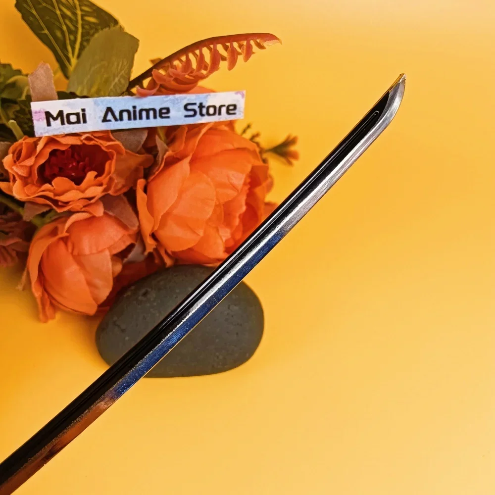 10in Mini Tanjirou Katana Reale Katana Giapponese Metallo Demone Slayer Spada Piccolo Originale Samurai Ainme Kimetsu No Yaiba Giocattolo Regalo