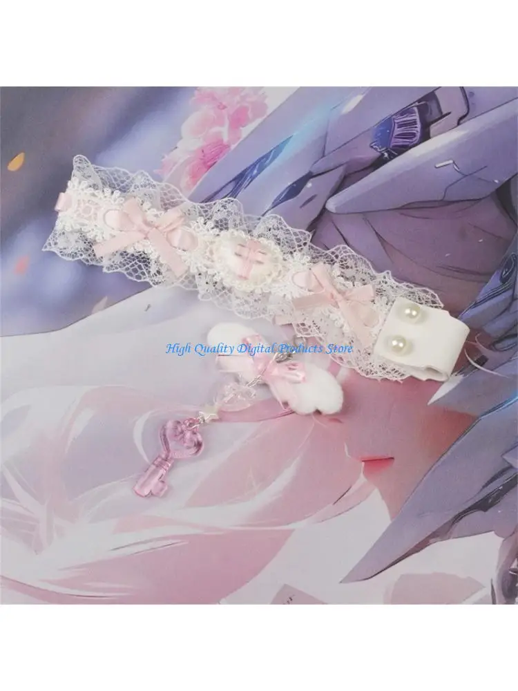 U2JE Easy To Carry Lace Fabric Keyboard Strap Adhesive Keyboard Straps With Ergonomic Features And Quick Installation