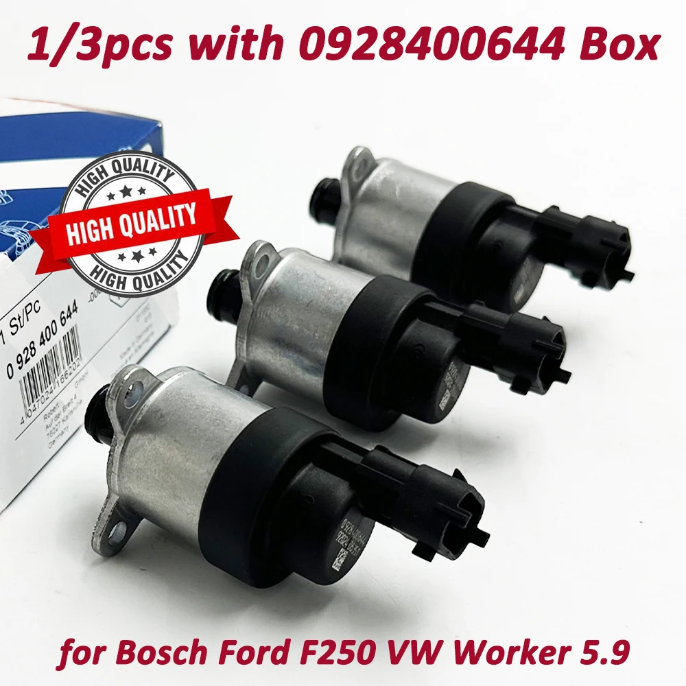 

1/3pcs with 0928400644 Box For F-250 For VW Worker 5.9 Fuel Pressure Regulators 0445020150 0445020122 0445020123 0986437342