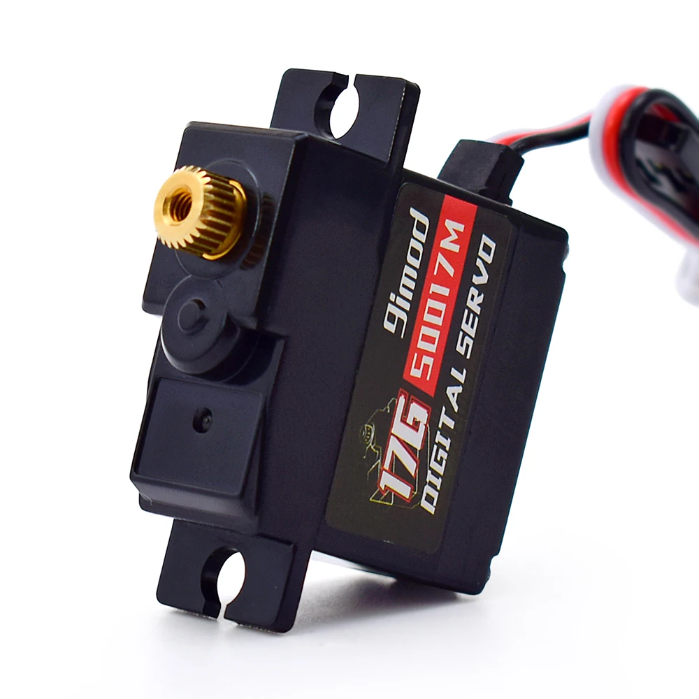 Servomotor Digital 9imod 9g 17g 15kg Servo de dirección de engranaje de Metal para coche RC 1:8 1:10 1:12 1:24