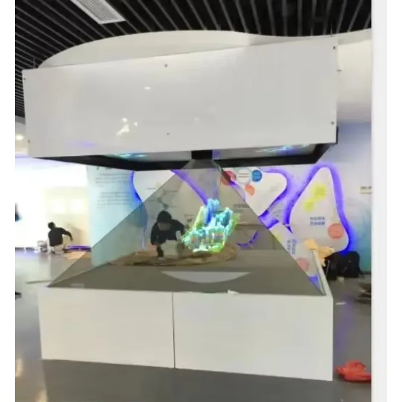 360-Degree Holographic Pyramid for Advertising Enhance Marketing Strategy with a Customizable
