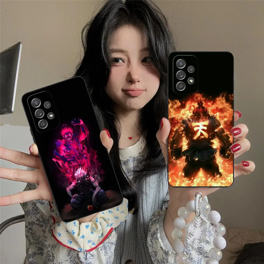 حافظة لهاتف سامسونج جالاكسي M55 54 42 35 34 33 32 23 22 15 14 13 12 F55 5G غطاء ملون للهواتف المحمولة