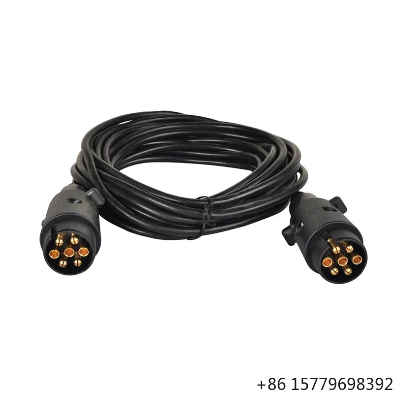 

7 Pin Connector With Wire 7-Way Trailer Cables PVC Trailer Truck Wiring Harness