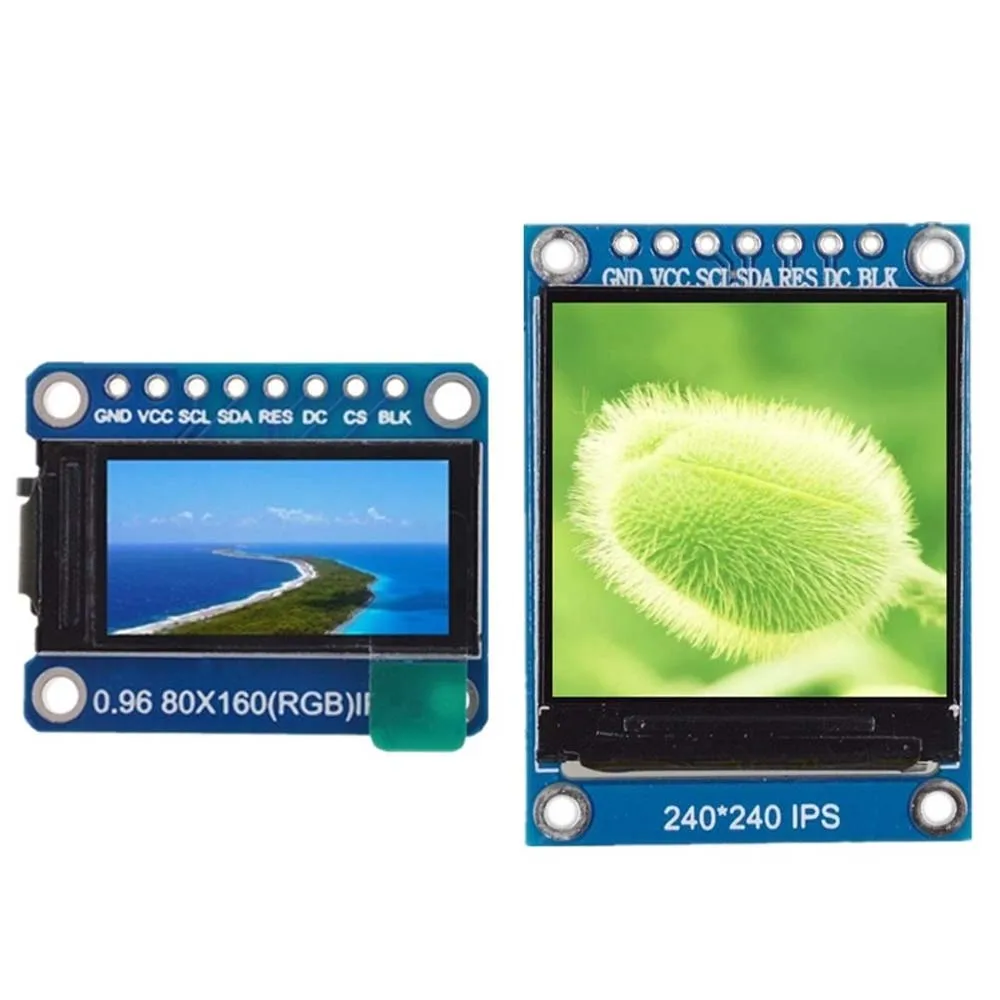 OLED IC 80*160 0.96 1.3 1.44 1.8 inch Full Color Display Module ST7735 Drive LCD Screen Board LCD Module TFT Display Display