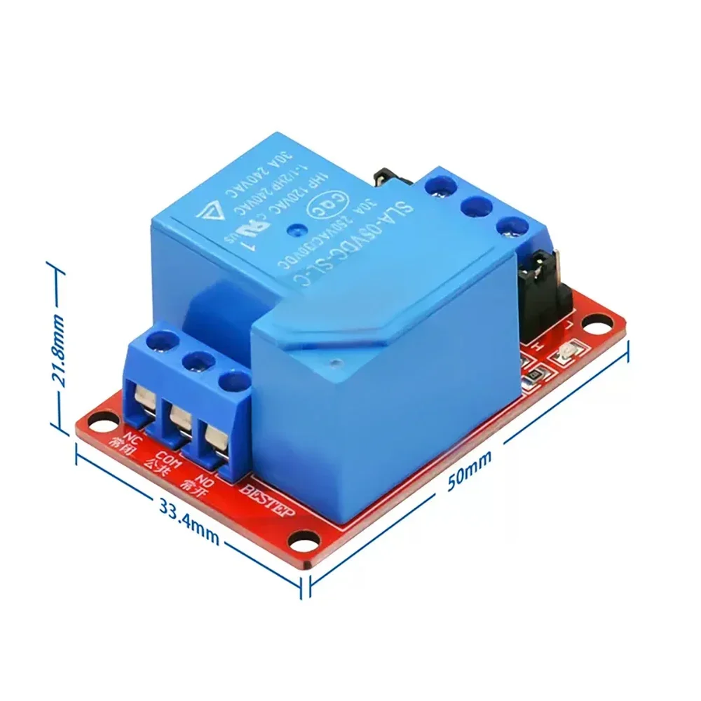 5V/12V 30A 1-Channel Relay Module+Electronic With Optocoupler 5V/12V 30A Two-way isolation relay module High/low level trigger