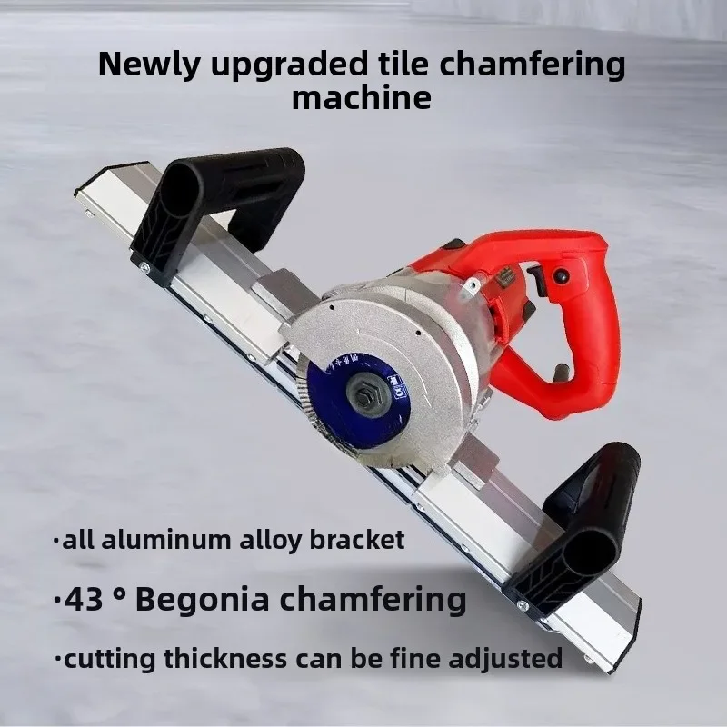 Tile chamfering machine 45 degrees, high precision, dust-free cutting tool