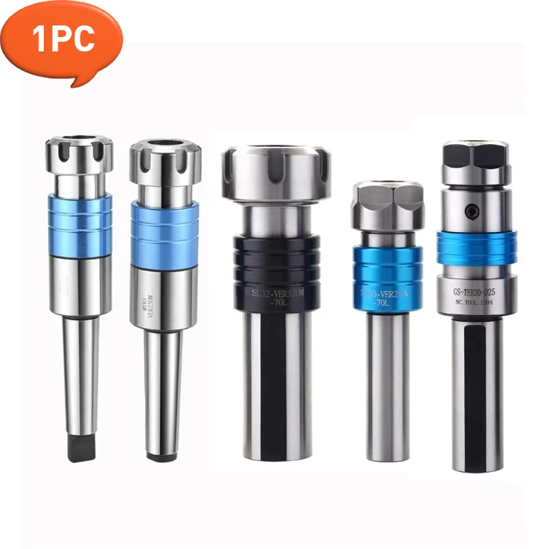 1PC Tapping Holder Steel Straight Shank Floating Chuck Taps CNC Milling Tool Storage
