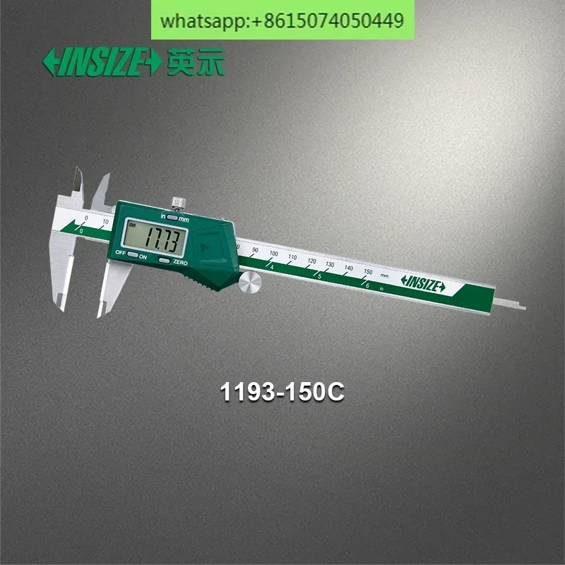 INSIZE Ceramic Measuring Surface Digital Caliper 1193 0-150mm 0-200mm 0-300mm