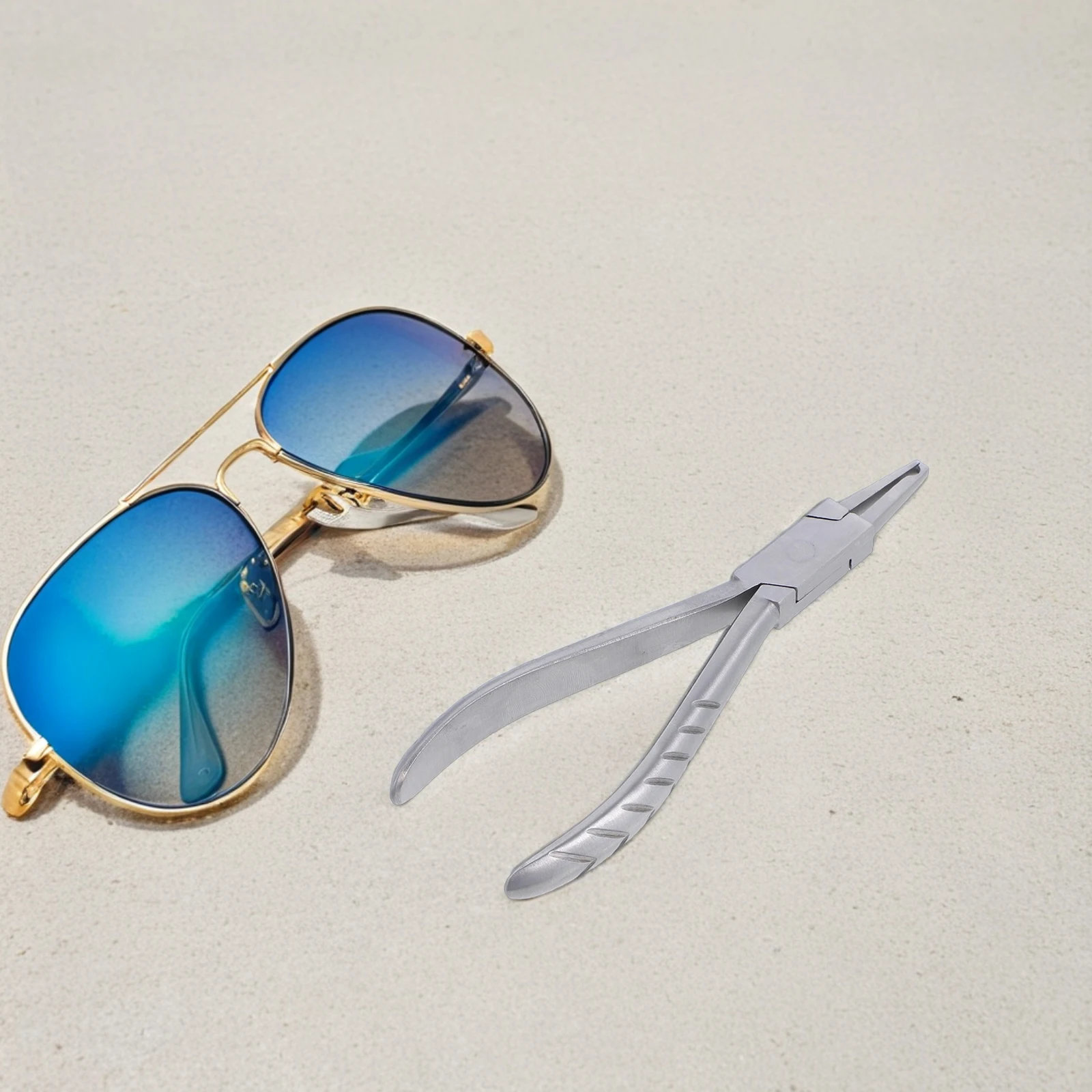 

Glasses Repair Tool Eyeglass Pliers Tools Puller Sunglasses Eyeglasses Nose Holder Comparison Metal Flat