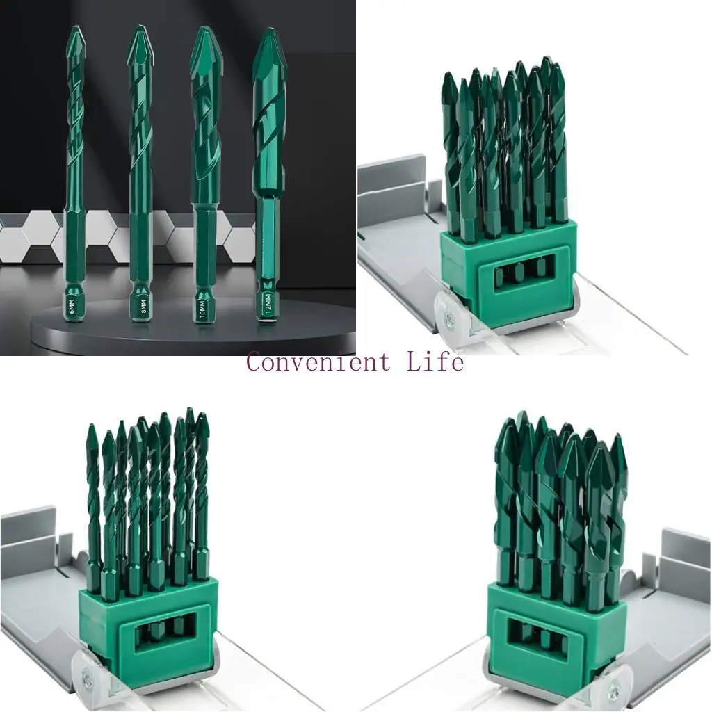 

L1EE 6/8/10/12mm High Hardness Eccentric Drill Precisions Drilling Glass Cement Metal Ceramic Punching Rock Drill Bit