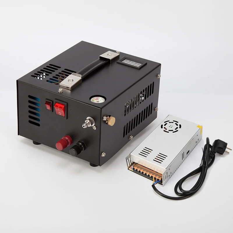 4500Psi 300Bar Портативный воздушный компрессор PCP Насос 110 В/220 В переменного тока 12 В постоянного тока высокого давления с трансформатором для надувного насоса для пневматической винтовки
