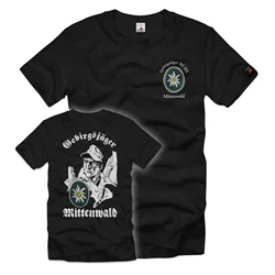 Gebjgbtl 233 Mountain Mittenwalde Mountain Hunter Battalion T-Shirt. Summer Cotton O-Neck Short Sleeve Mens T Shirt New S-3XL