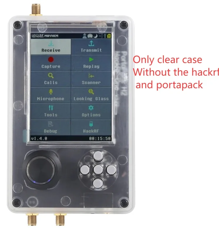 Nieuwe acryl plastic shell case cover met schroeven voor Portapack H2 / H2M HackRF One