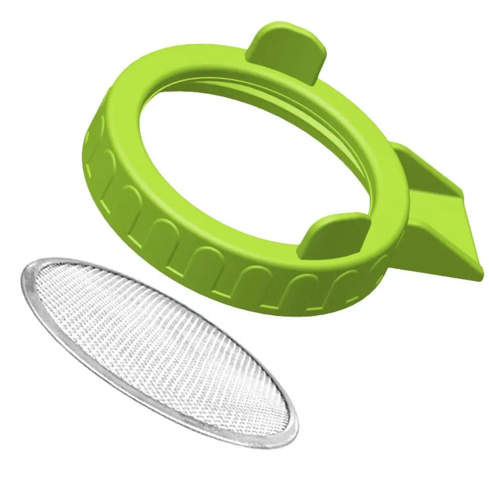 Dishwasher Safe 86mm Diameter Sprouting Lids No-Rust BPA-Free Mason Jar Lids Durable Seed Sprouting Kit Gardening
