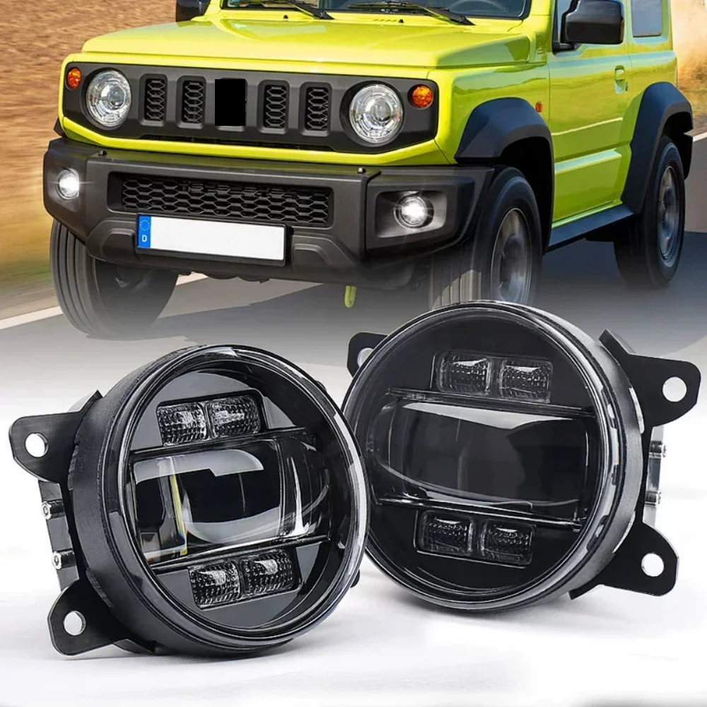 Smoked Fog Lamp Assembly Daytime Running Light  for Suzuki Jimny JB64 JB74 Modified DRL Turn Signal Light