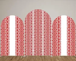 Mehofond Custom Bohemian Arch Cover Backdrops for Kids Birthday Party Background Wedding Chiara Double-sided Decor Photozone