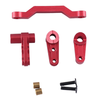 A04F-10X Metal Steering Assembly For Remo Hobby Smax 1621 1625 1631 1635 1651 1655 RC Car Upgrade Parts,1