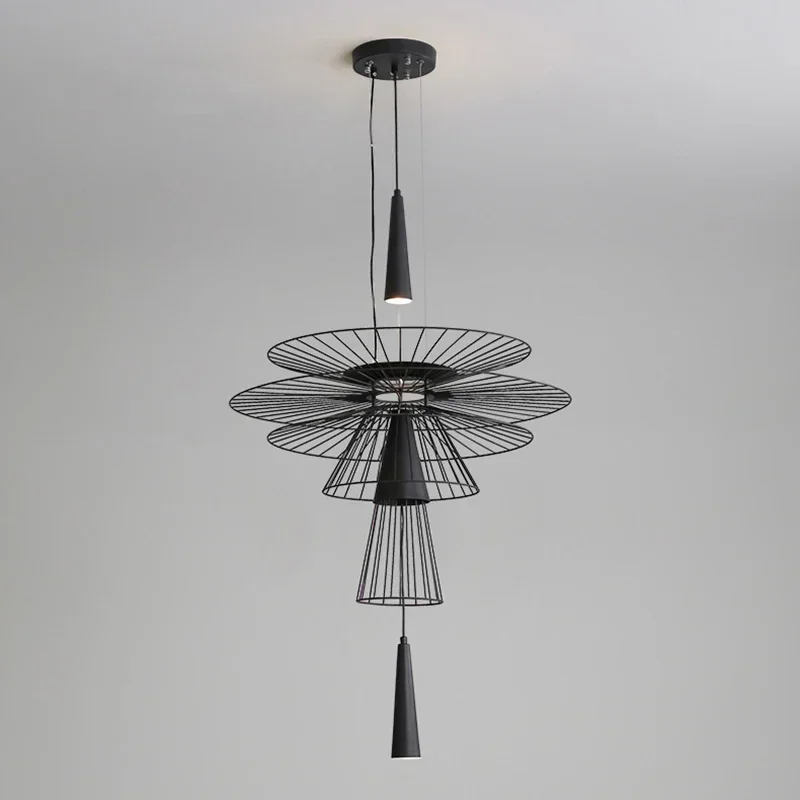 

Iron Crafts Art Decor Ceiling Chandelier Modern LED Pendant Light for Dinning Room Table Restaurant Nordic Spot Lighting Fixture