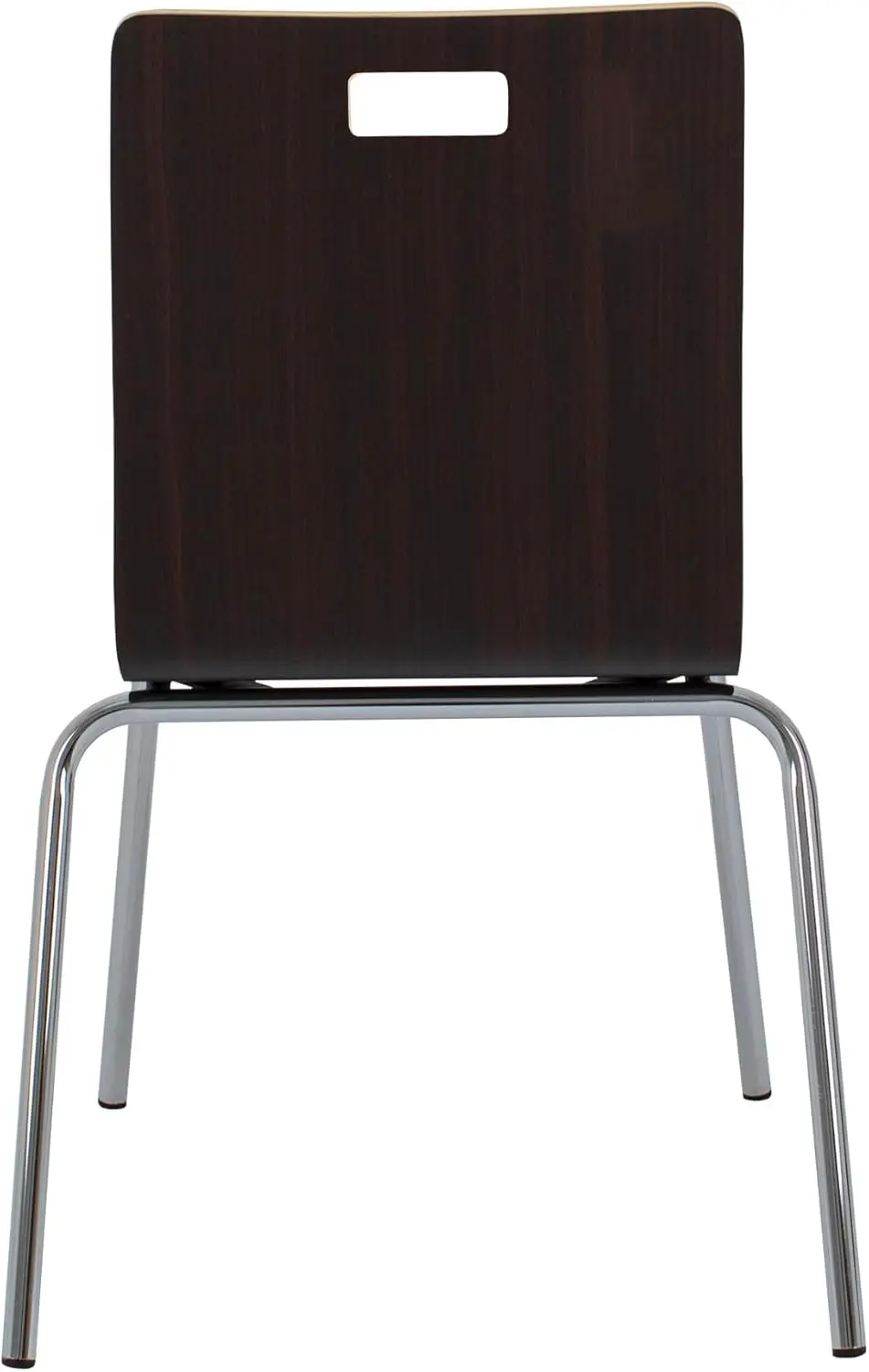 (4 Pak Kursi Makan & Café Stack Modern, standar, Espresso