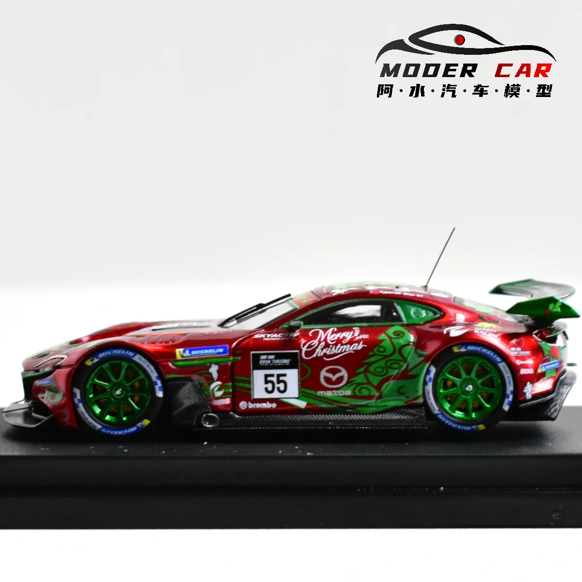 グローリーモデル 1:64 ティーンエイジャーへのギフトマツダ RX ビジョン GT3 ダイキャストモデルカー