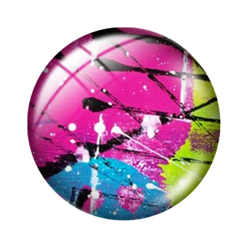 Purple Passion  12mm/18mm/20mm/25mm glass cabochon  bracelet pendant rings for jewelry demo earrings back Making findings - view 4