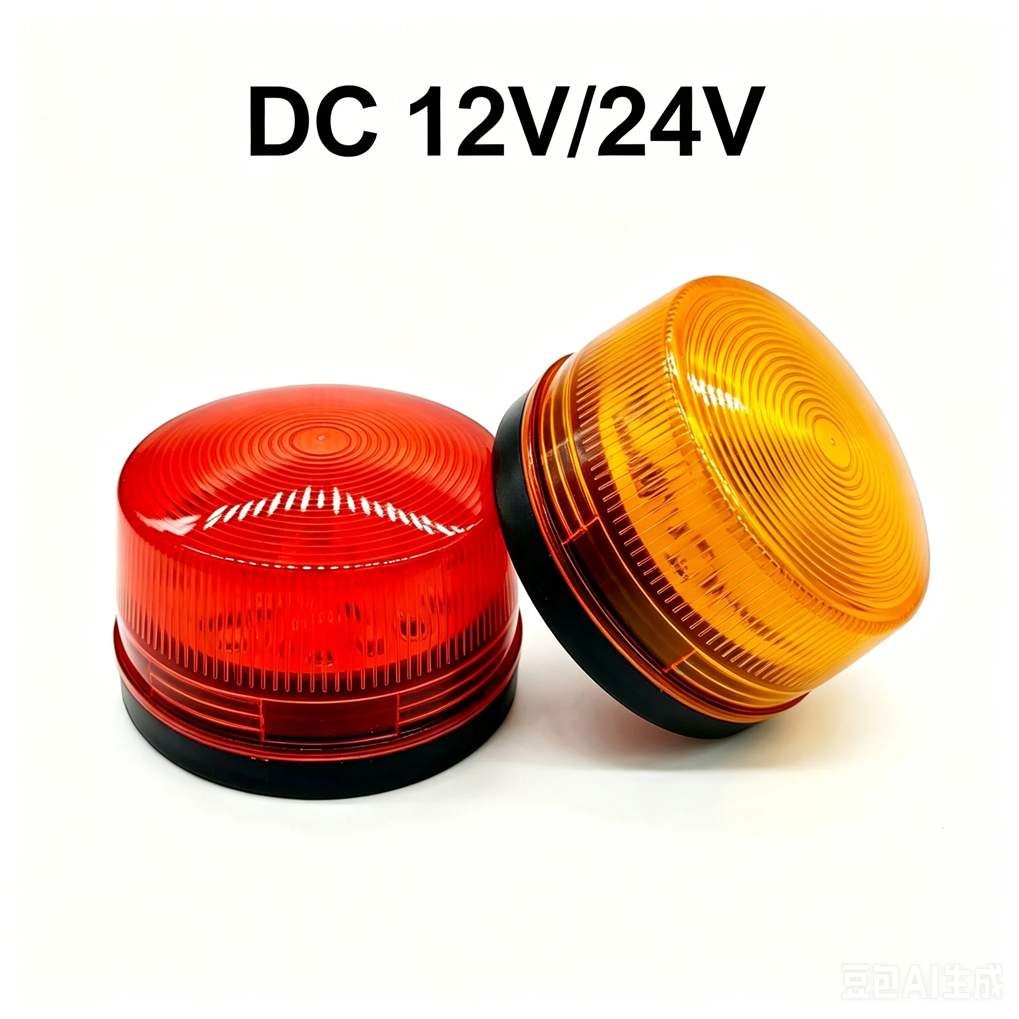 12V 24V LED Strobe Warning Light Red Yellow Emergency Flashi
