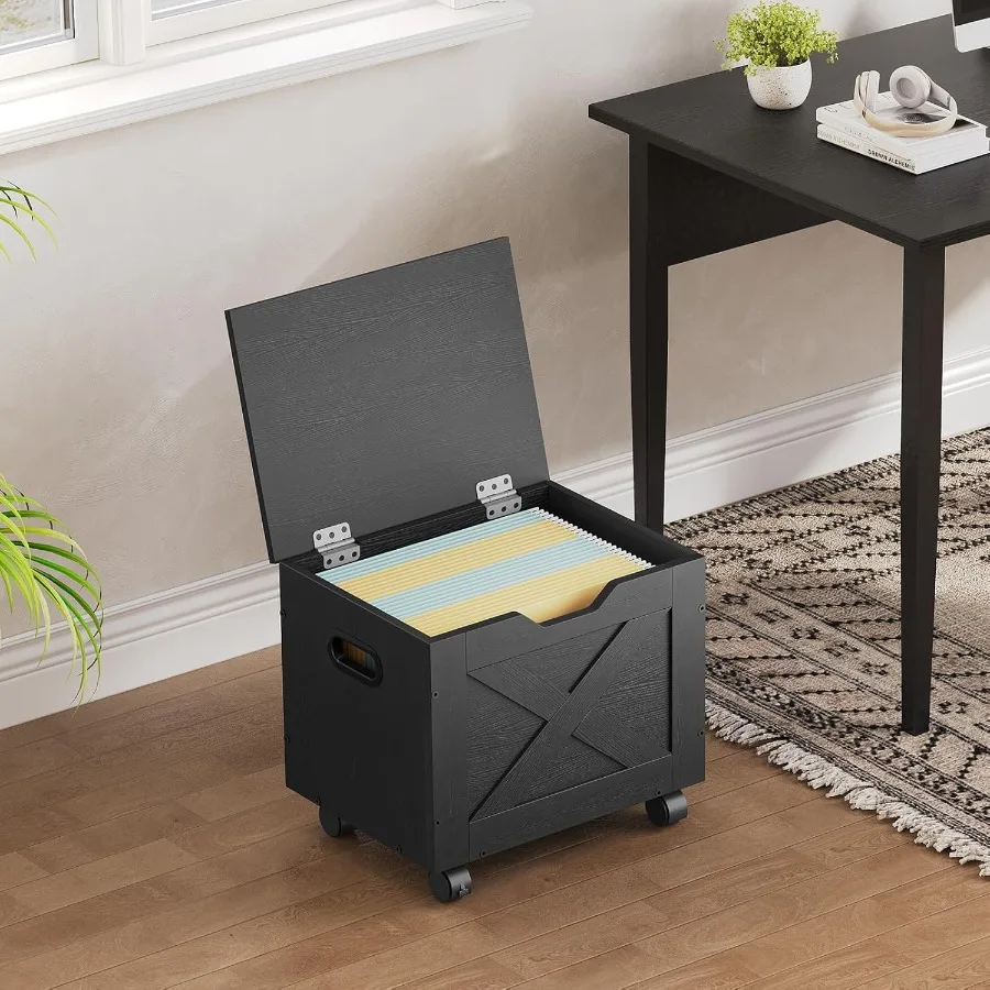 خزانة ملفات مدمجة مع درج واحد لتخزين المكتب، منظم ملفات معلق مثالي لثيقة بحجم A4