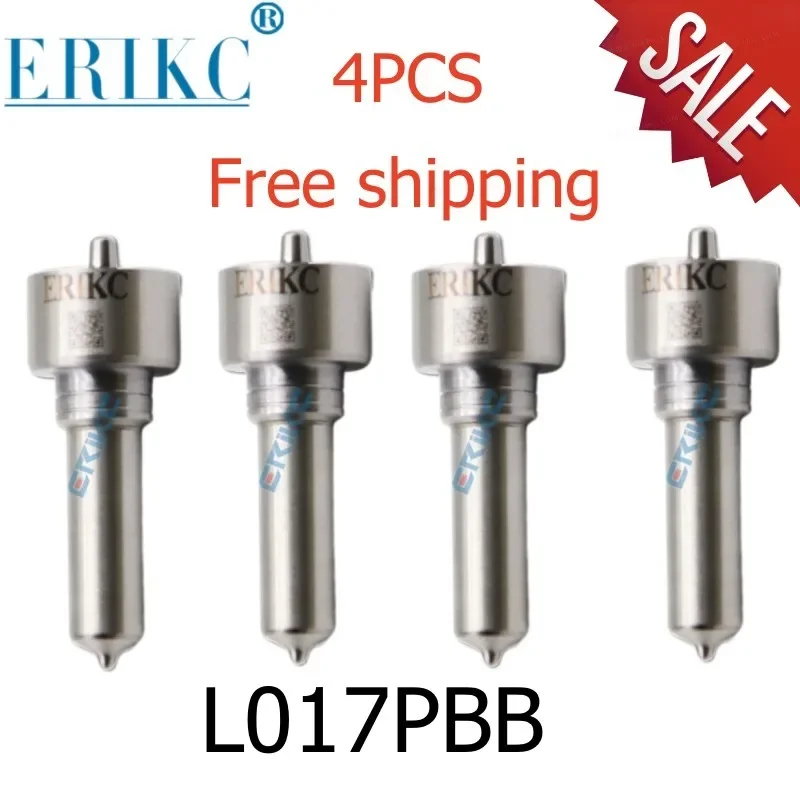 

4PCS Common Rail Nozzle L017PBB Injection Fuel Nozzle Assembly L 017 PBB Diesel Nozzle L017 PBB