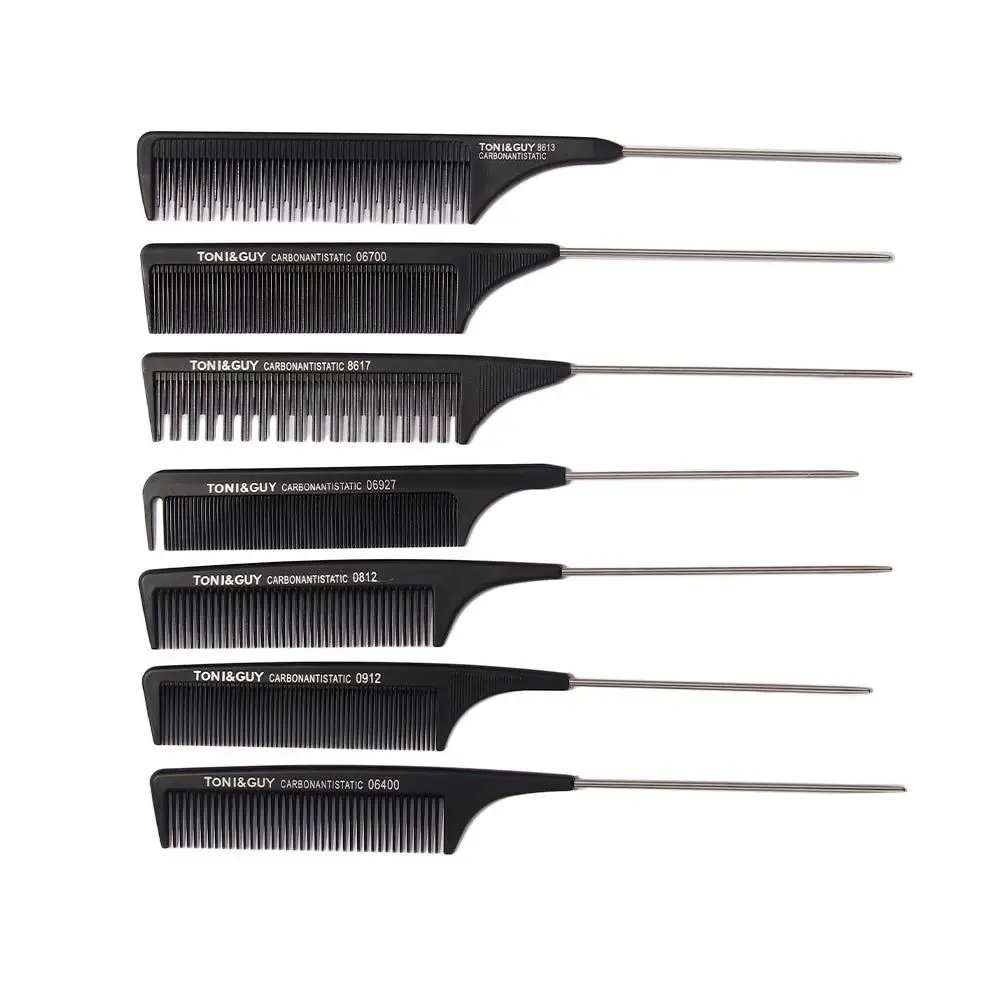 Portable Straight Fine-tooth Heat Resistant Antistatic Styling Tool Cutting Comb Pin Tail Comb Hair Trimmer