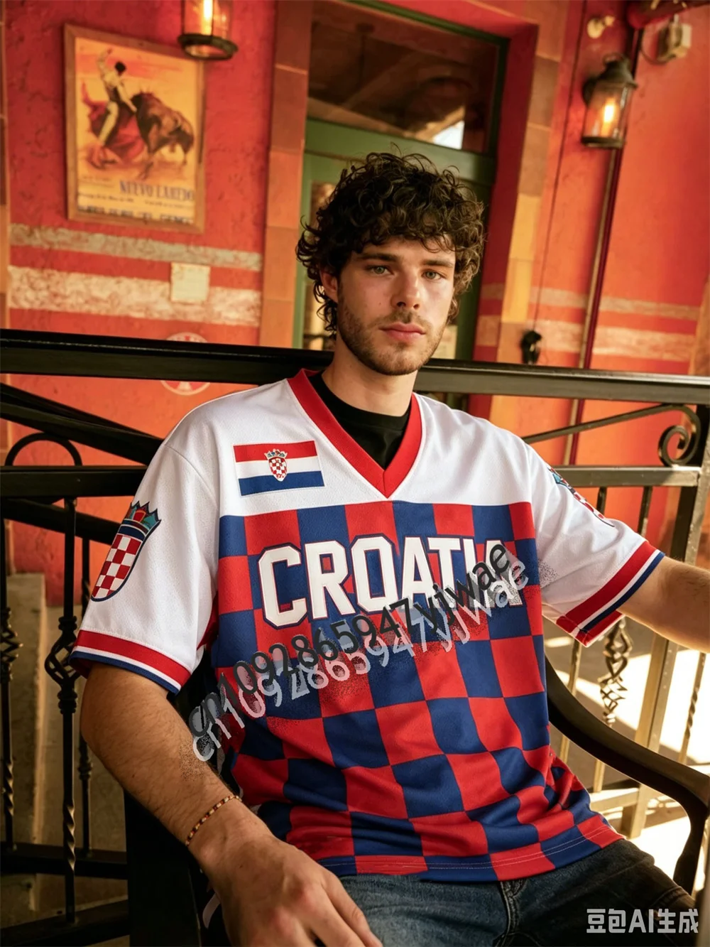 Croatia Football Jersey Shirt Red Blue Checkered Soccer Shirt Fan Gift Breathable Quick Drying Top Summer Men Women T-shirt