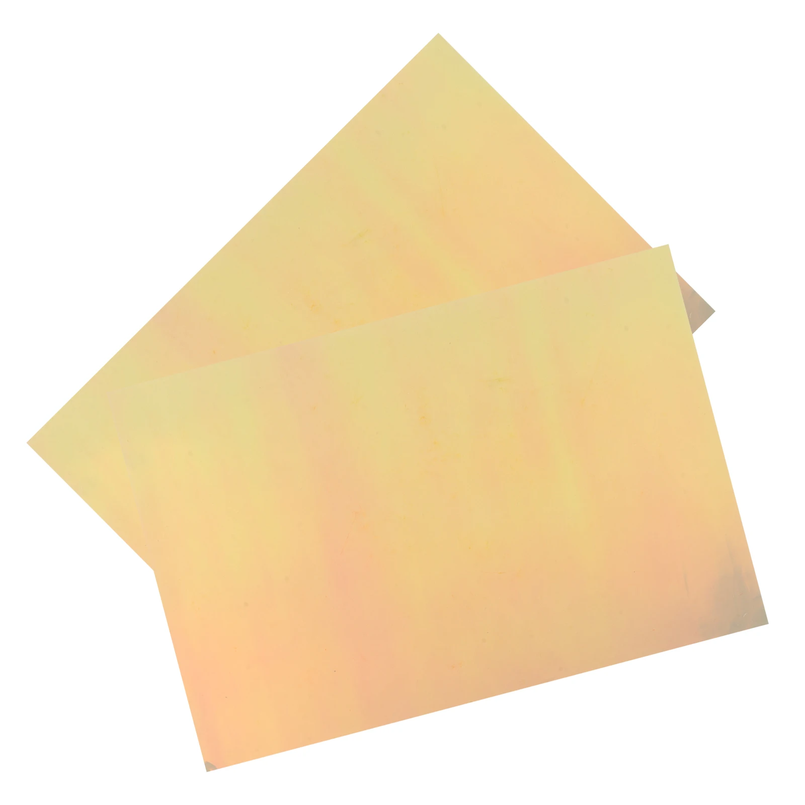 

2pcs Holographic Iridescent PVC Fabric Sheets Color Sparkly Material for DIY Bags Cases Phone Covers