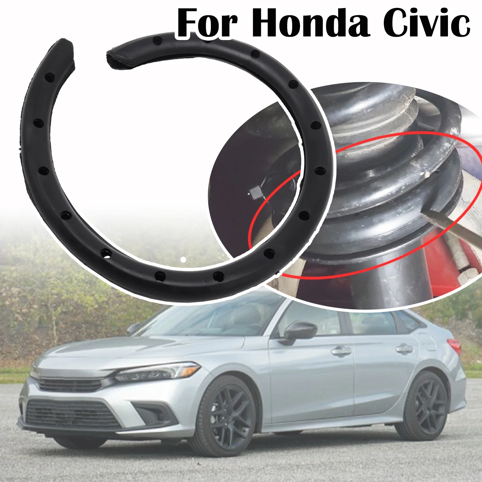 

For Honda Civic Coil Spring Silencer Rubber Insulator Sleeve Front Rear Lower Suspension Noise Reducer Shock Absorber Protector