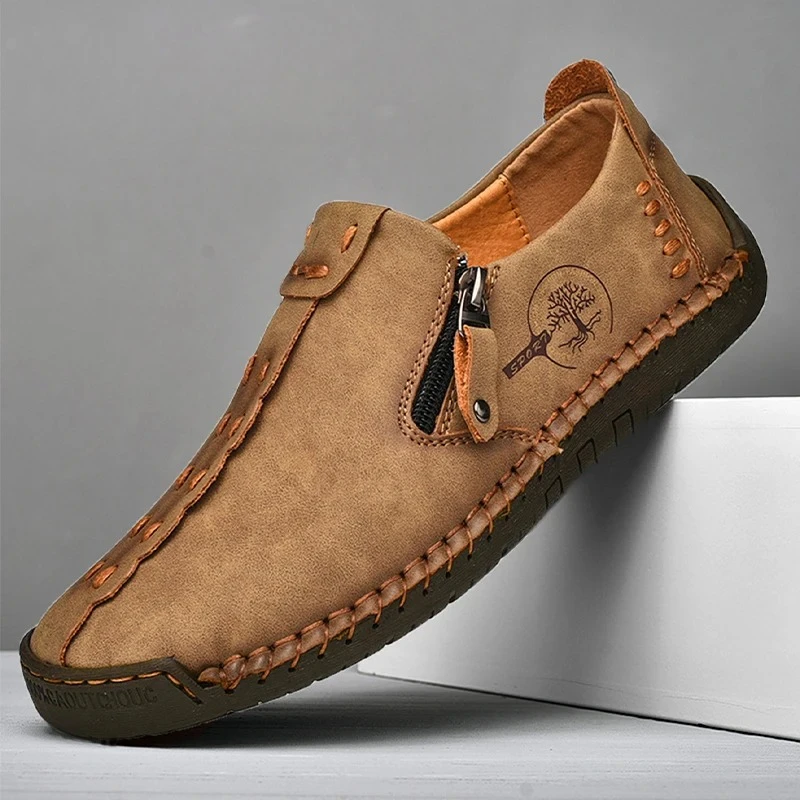 handmade-leather-men's-casual-slip-on-loafers-breathable-flat-soled-hot-selling-moccasins-suitable-for-outdoor-use