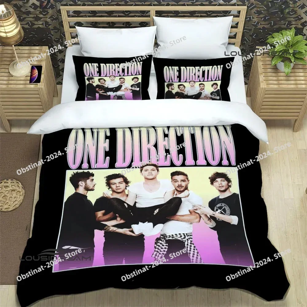 3D O-ONE band Direction Bedding Set Duvet Cover Full Queen King Size Pillowcase Bed Printed Set Aldult Kid Bedroom Single Twin