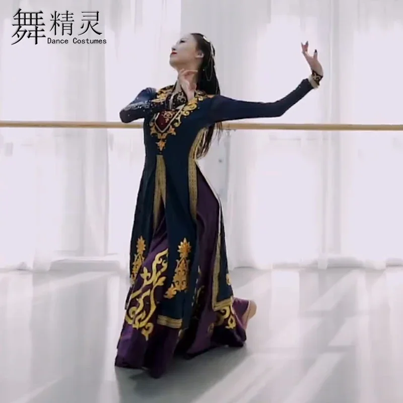 

Xinjiang dance pendulum dress Sitong, the same Ariguna dance Weiwu dance clothing art test performance 1 piece