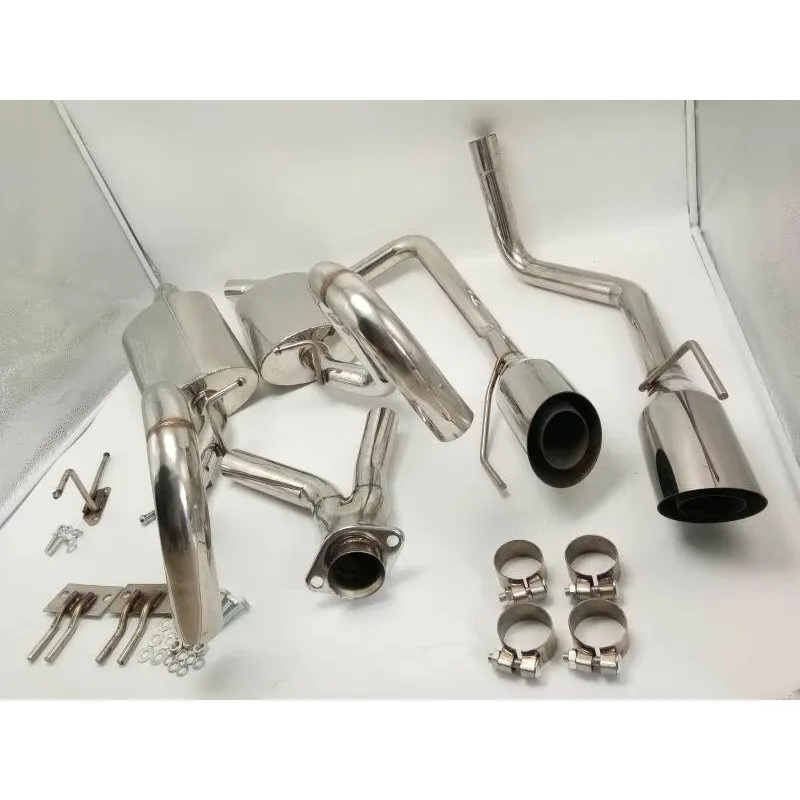 

Выхлопная система Catback для Ford Mustang 99-04 4.6L, только для двигателей с двойным V6, насадки 4 дюйма (OD)