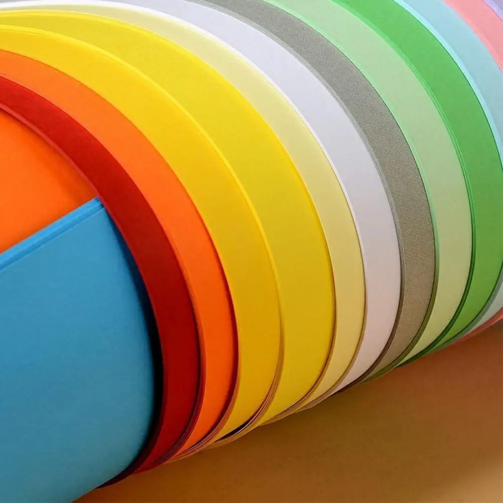 50 Pcs 250 G Cardstock Papers Multicolor Wide Application Versatile Smooth Cardstock Papers For DIY Cards Crafts Invitations