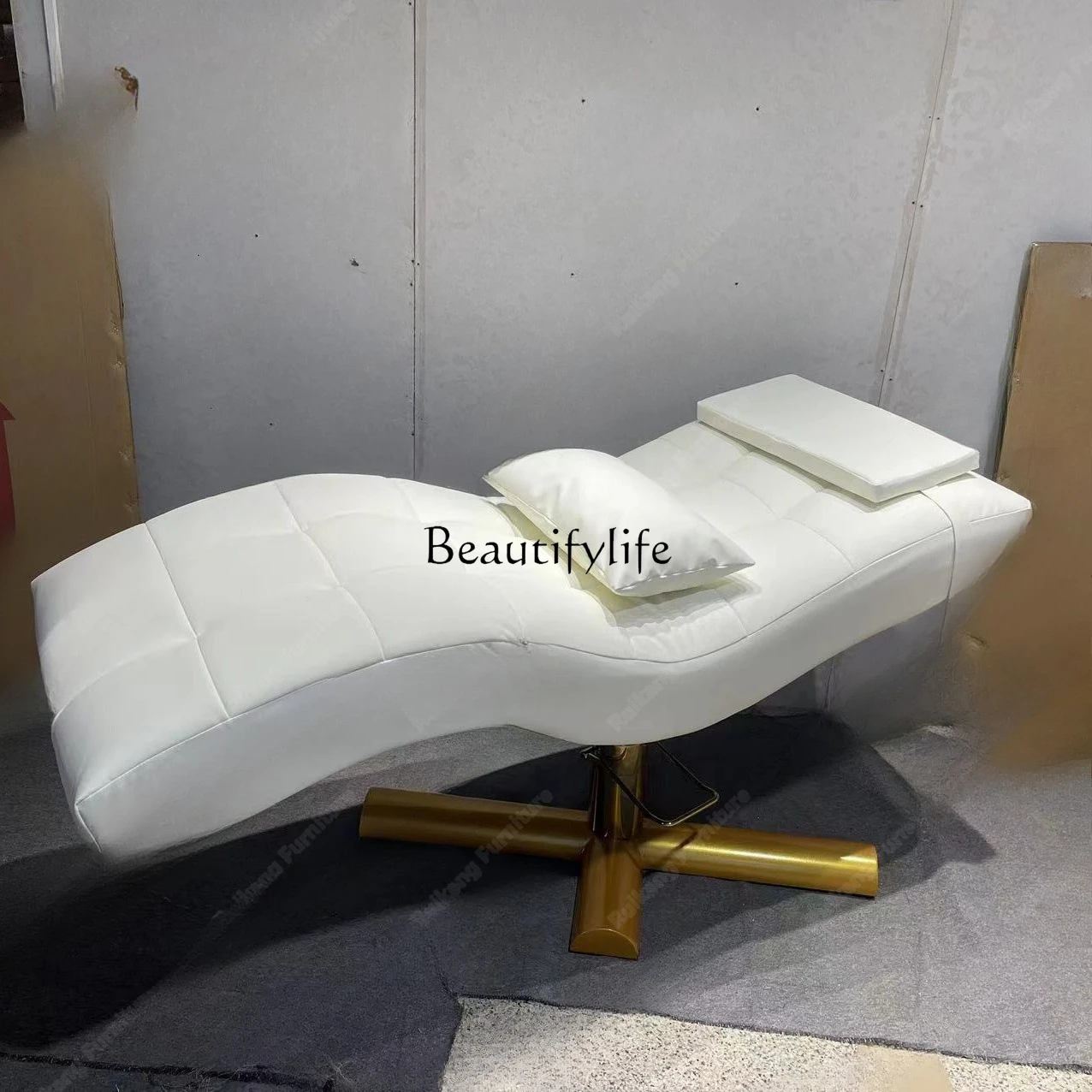 01-سرير تجميل رموش من النوع S الجديد، كرسي ترفيهي مريح قابل للتعديل #1