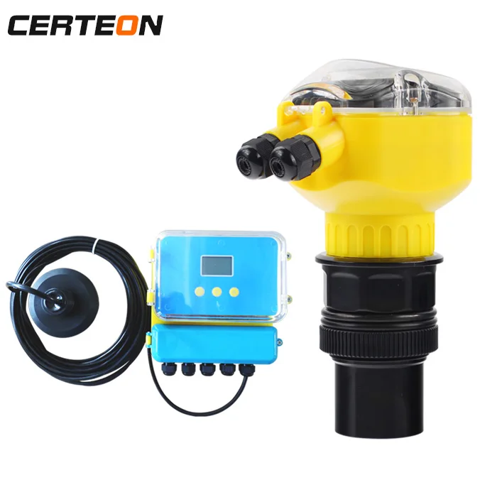 

4-20mA 0-5V Non Contact Wireless Level Meter Gauge Ultrasonic Fuel tank Level Sensor Indicator for diesel Oil Liquid Water tank