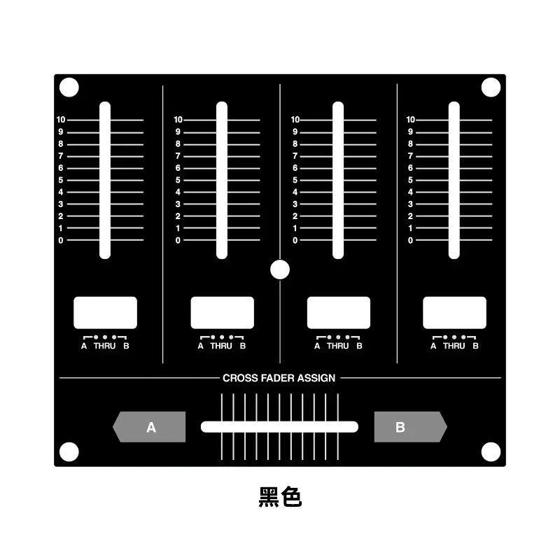 Pioneer Djm-700 Fader Panel Film（！Self Adhesive Film, Machine Not Included, Do Not Purchase Without Machine ）